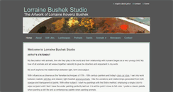 Desktop Screenshot of lorrainebushek.com